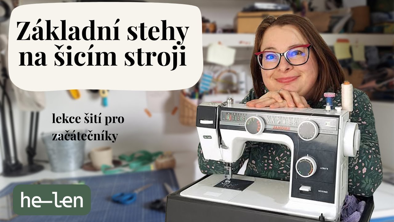 Jak šít základní stehy – rovný, cikcak a tříkroké stehy