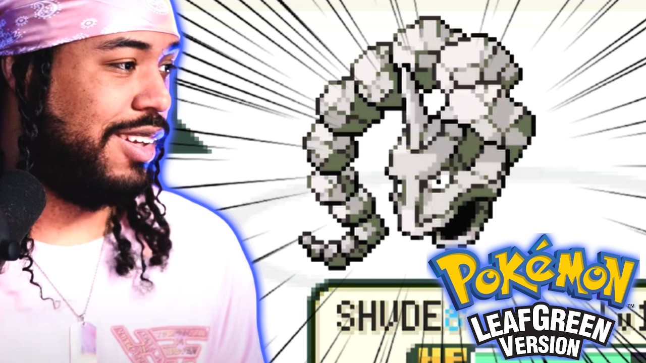 Lotus Vs Brock For The Boulder Badge In Pokemon Leaf Green...