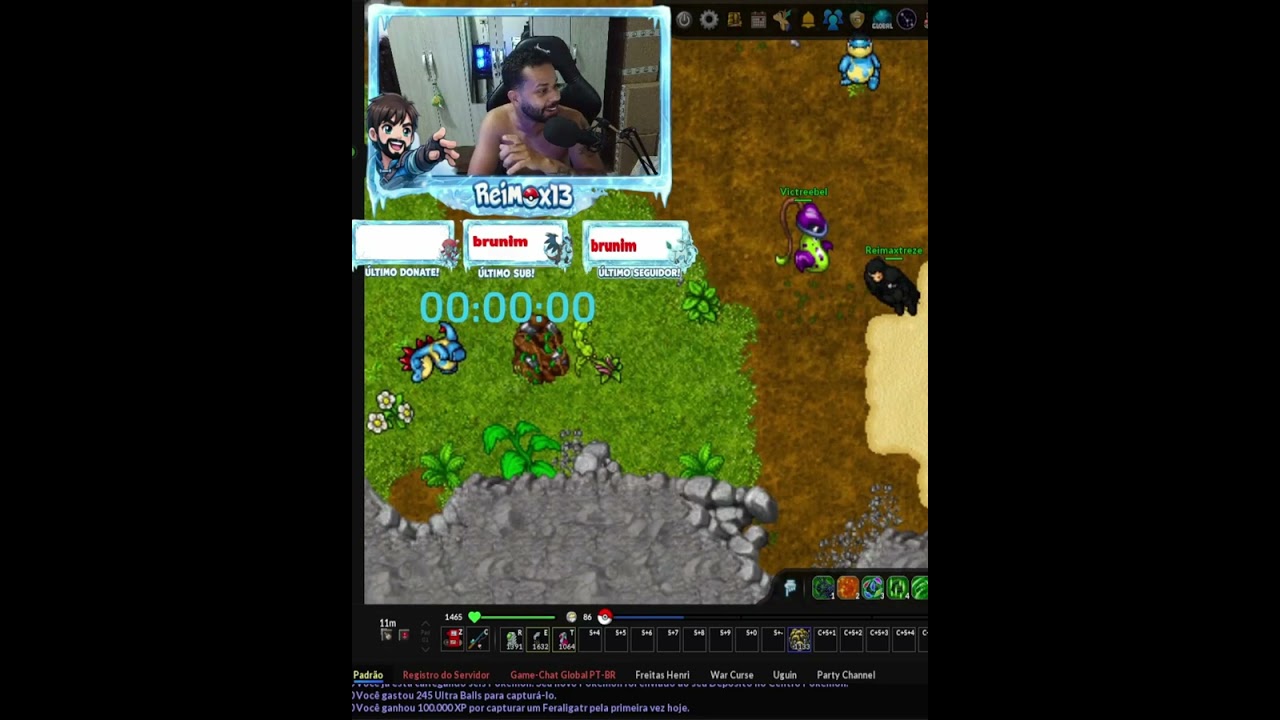 catando feraligatr no pxg  #pxg #poketibia #pokemon