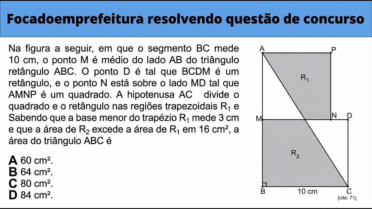 Geometria Plana Avançada Concurso Sargento PMESP 2023