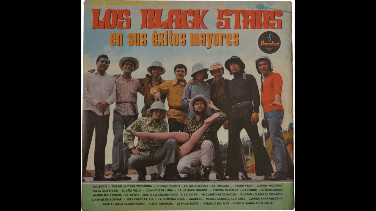 CUMBIA PANAMERICANA. Gabriel Romero con Los Black Stars. Tropicales 60 & 70
