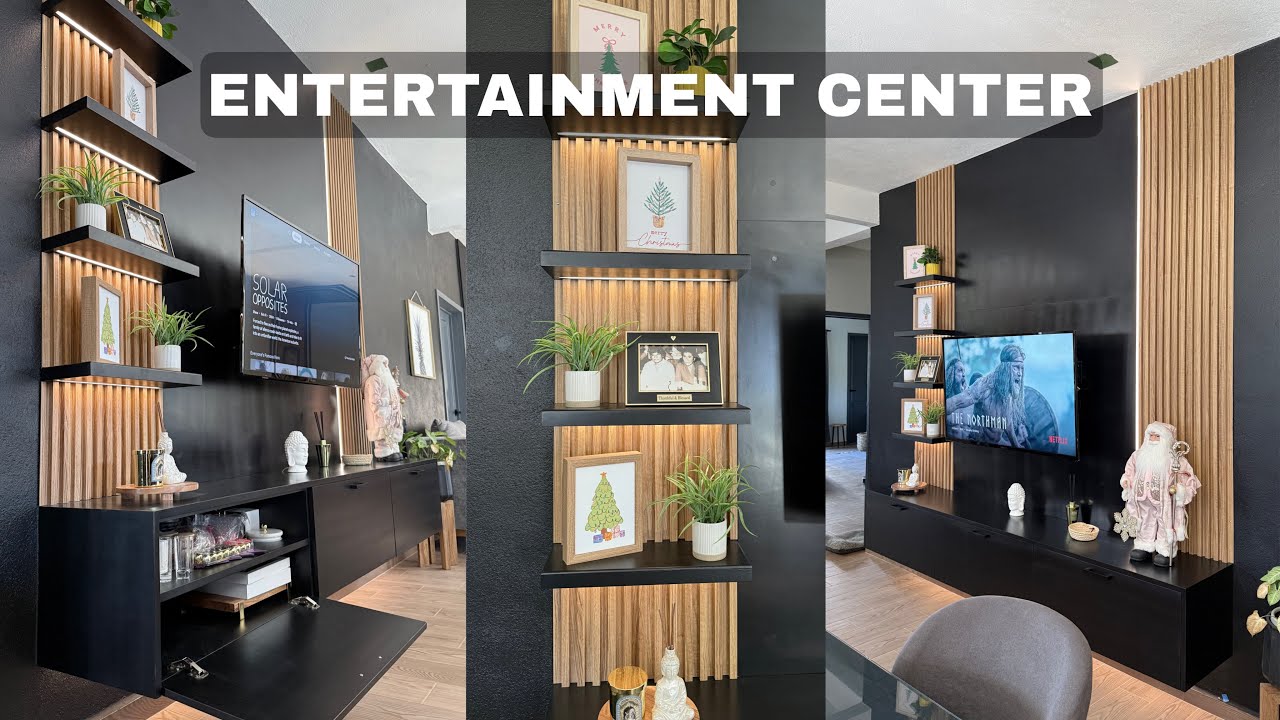 Building an Entertainment Center | TV Wall