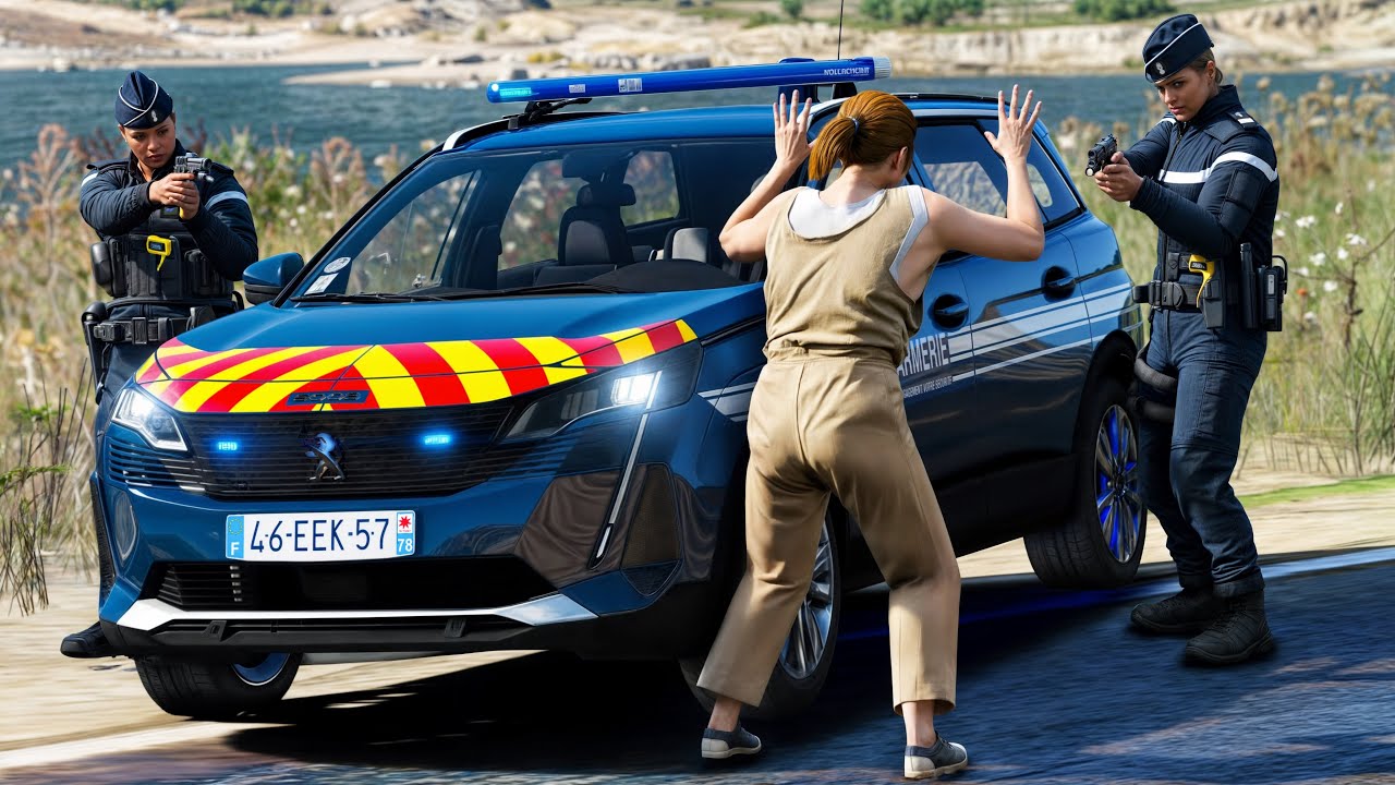 [GTA 5] UNE FEMME TENTE DE TAPER UN GENDARME🚔 | LSPDFR #1177