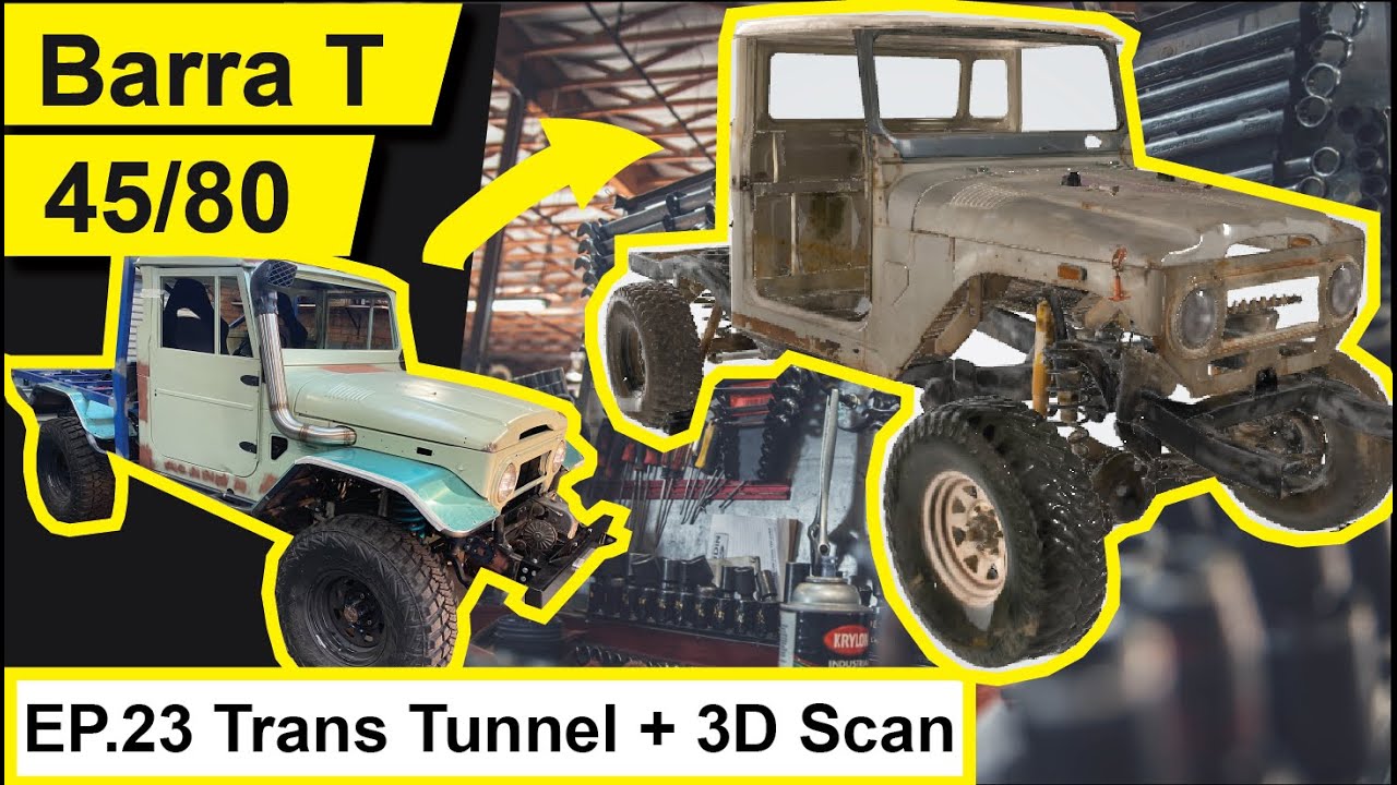 3D-сканирование моего Land Cruiser и создание туннеля для транспортировки + консоли на крыше — Ba...