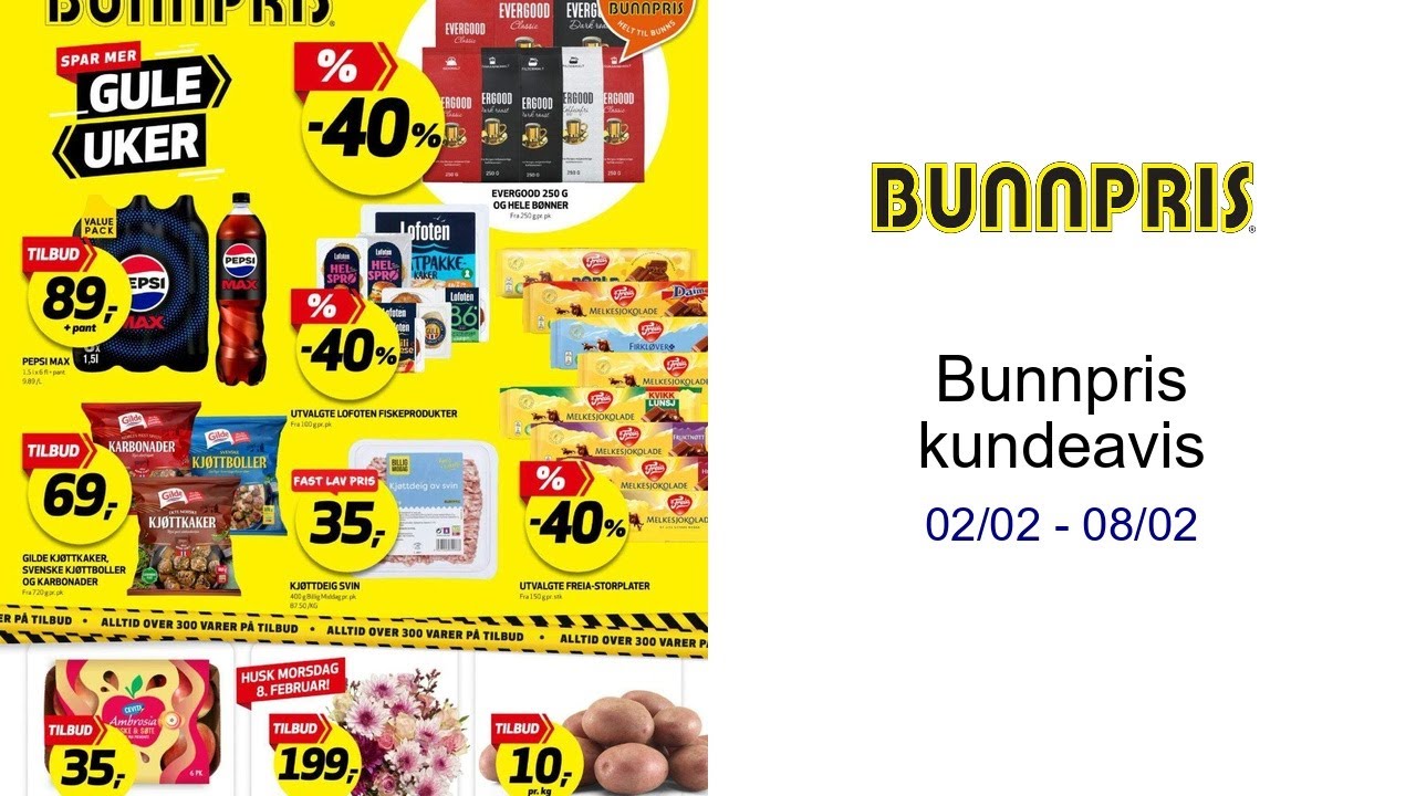 Bunnpris kundeavis 02/02 - 08/02