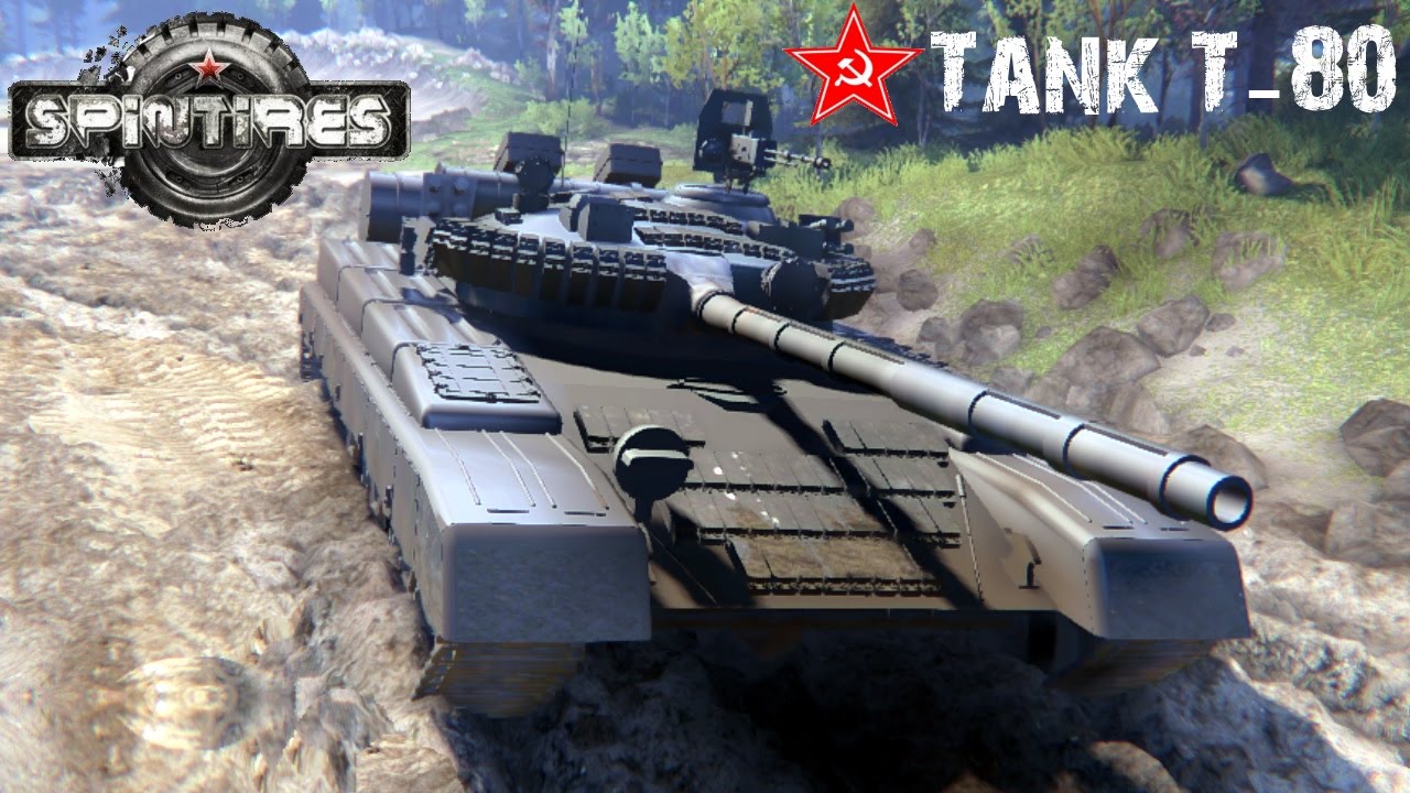SPIN TIRES mod Tank T 80 Beta