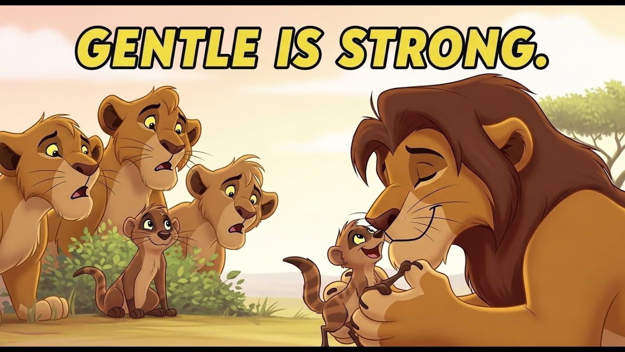 The Lion Who Was Gentle & Strong 🦁| A Story for Kids About True Strength