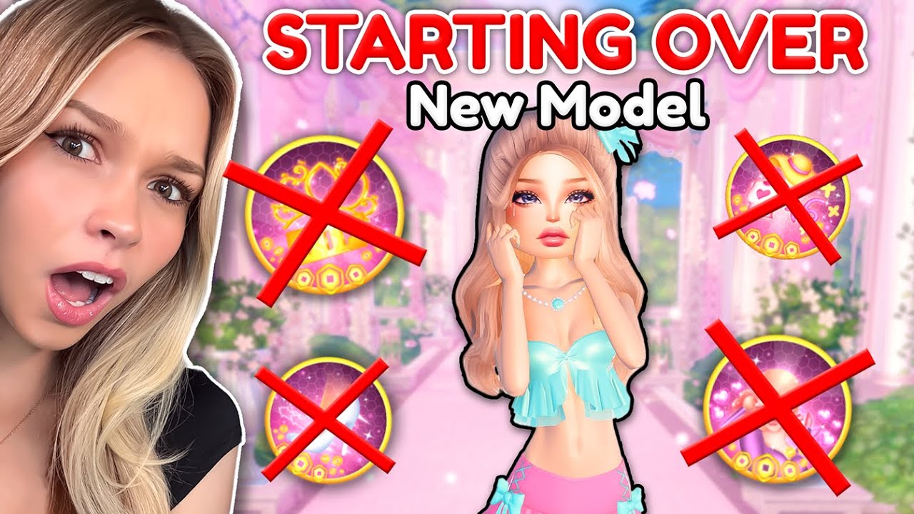 STARTING OVER as a NEW MODEL in Dress to Impress