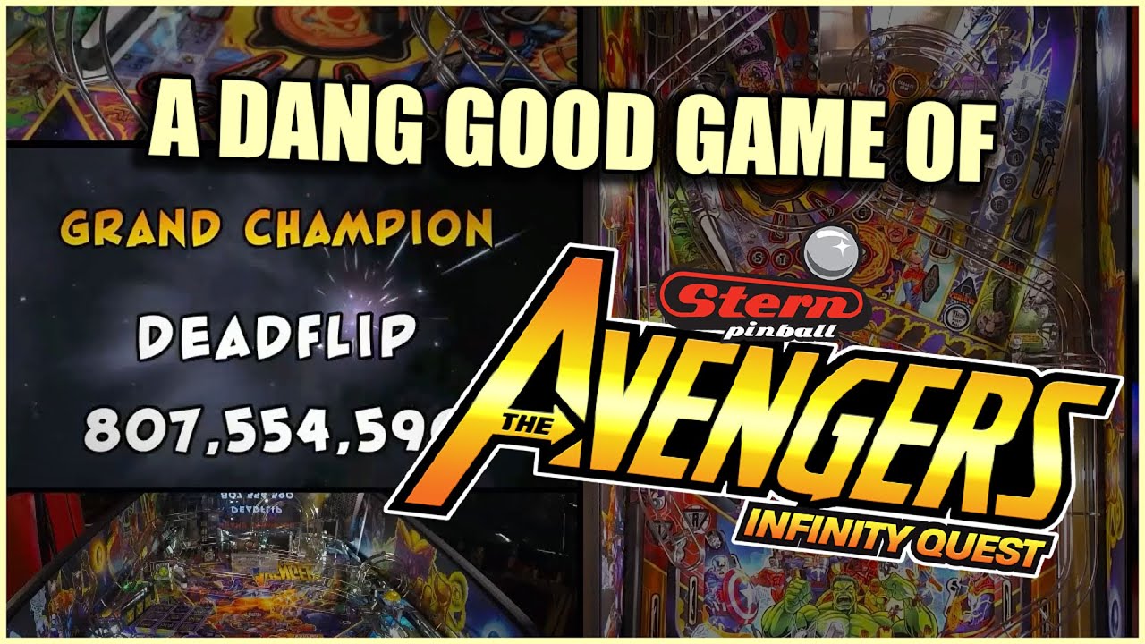 Чертовски хорошая игра Avengers Infinity Quest Pinball.