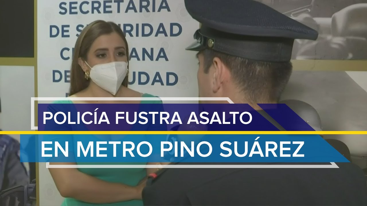 Así frustró un policía un asalto a mano armada en vagones del Metro Pino Suárez