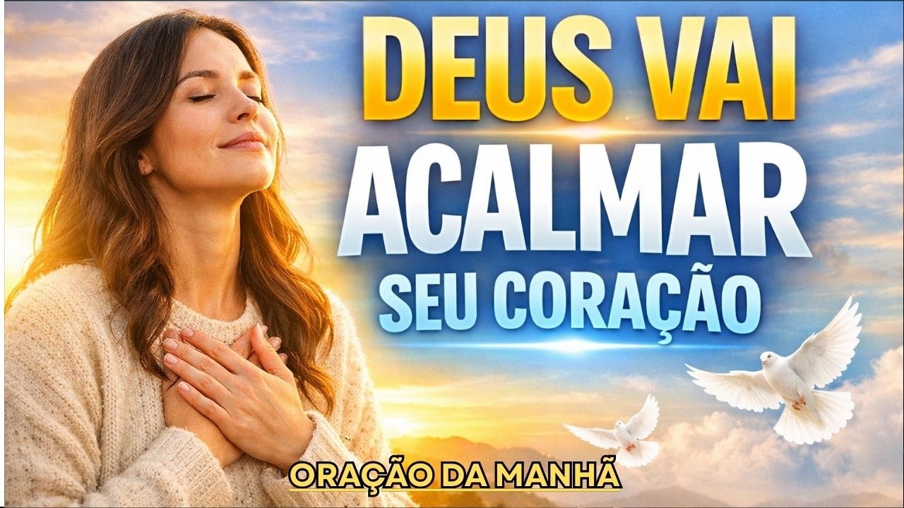 ORAÇÃO DA MANHÃ PARA VENCER A ANSIEDADE | Comece o Dia com Paz no Coração
