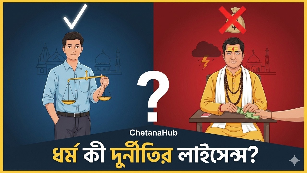 কেন ধার্মিক মানুষ দুর্নীতিগ্রস্ত হয়? | ধর্ম ও দুর্নীতির গোপন রহস্য | ChetanaHub
