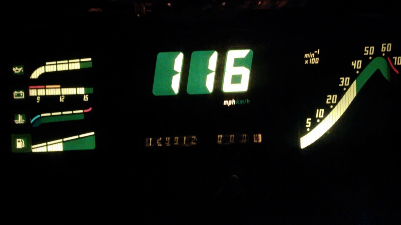 LCD Instruments in Opel Monza GSE