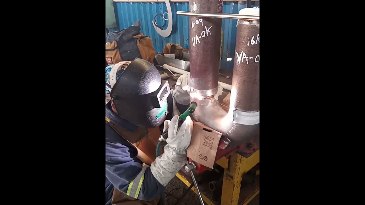 tig raiz e enchimento no inconel HK-40
