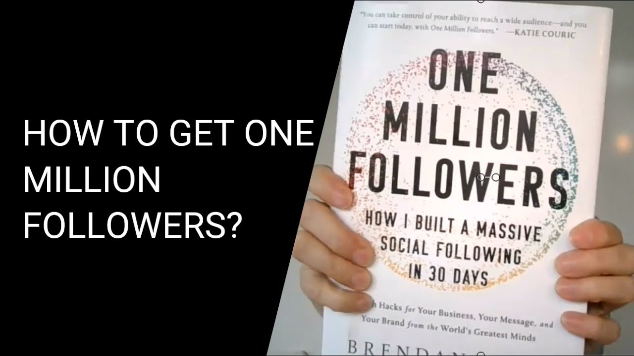 ONE MILLION FOLLOWERS by BRENDAN KANE | BOOK REVIEW