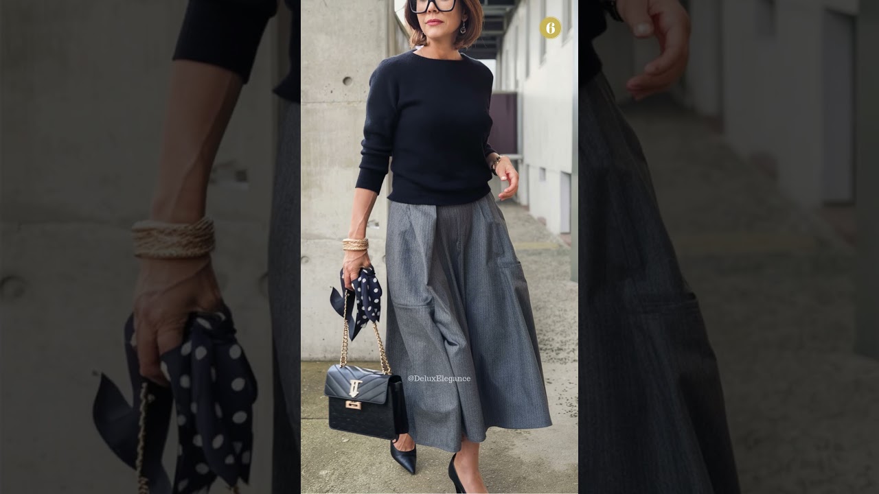 Chic & Cozy Fall Outfits for Women Over 50 🍂  Ageless Style Inspiration