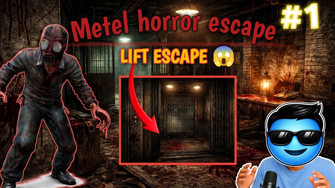 Metal Horror Game 😱 Chapter 1 Lift Escape | Scary Gameplay