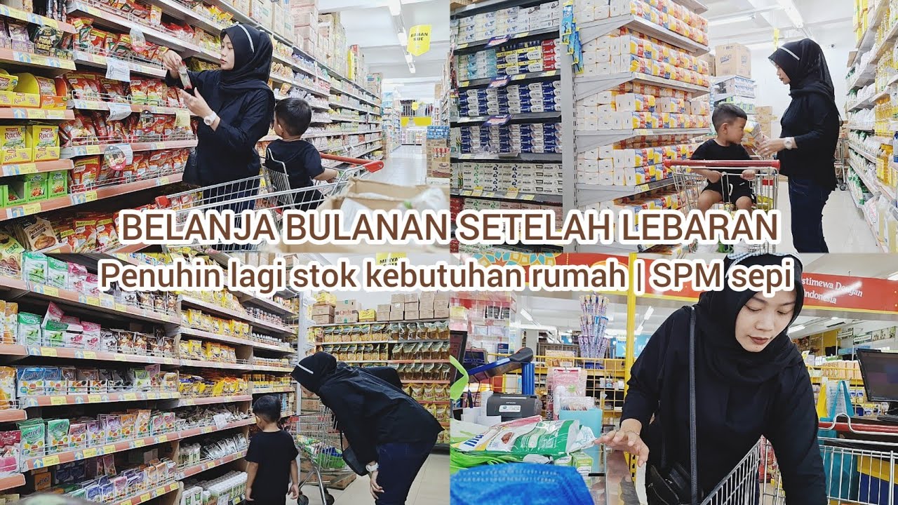 Belanja bulanan April 2024 | Belanja kebutuhan sehari hari | Grocery shopping | #vlogbelanja