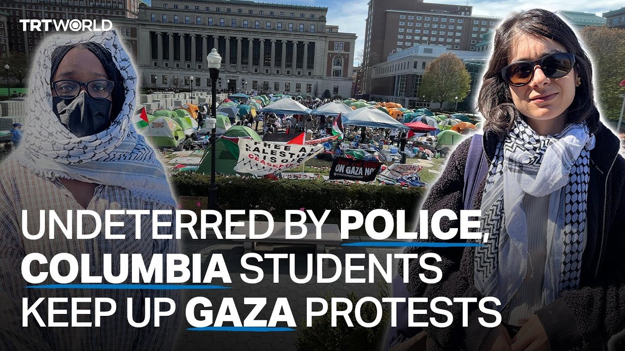 Amid 200 days of Israel’s war, Ivy League students set up encampments in solidarity with Gaza