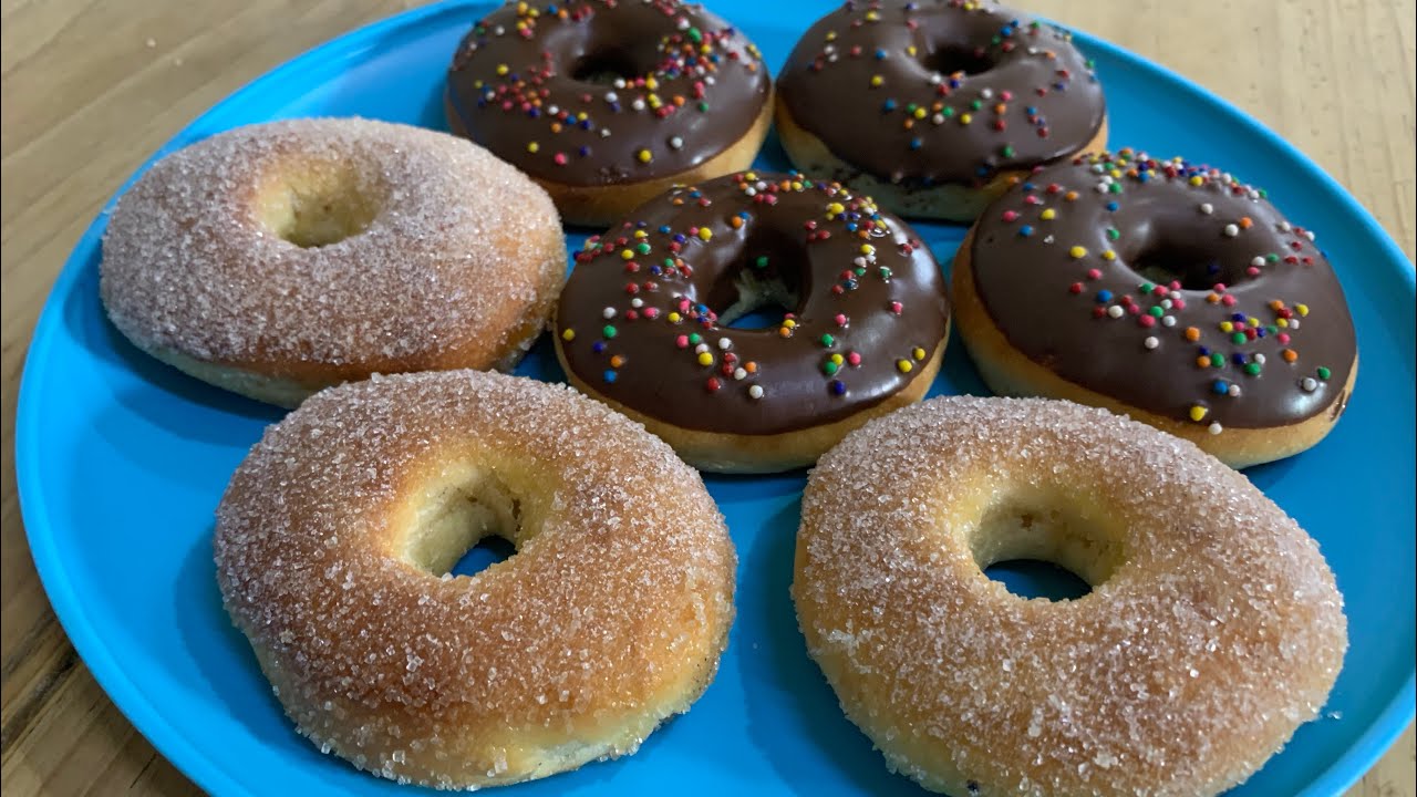 🔥Donas horneadas hechas a mano suaves y esponjosas