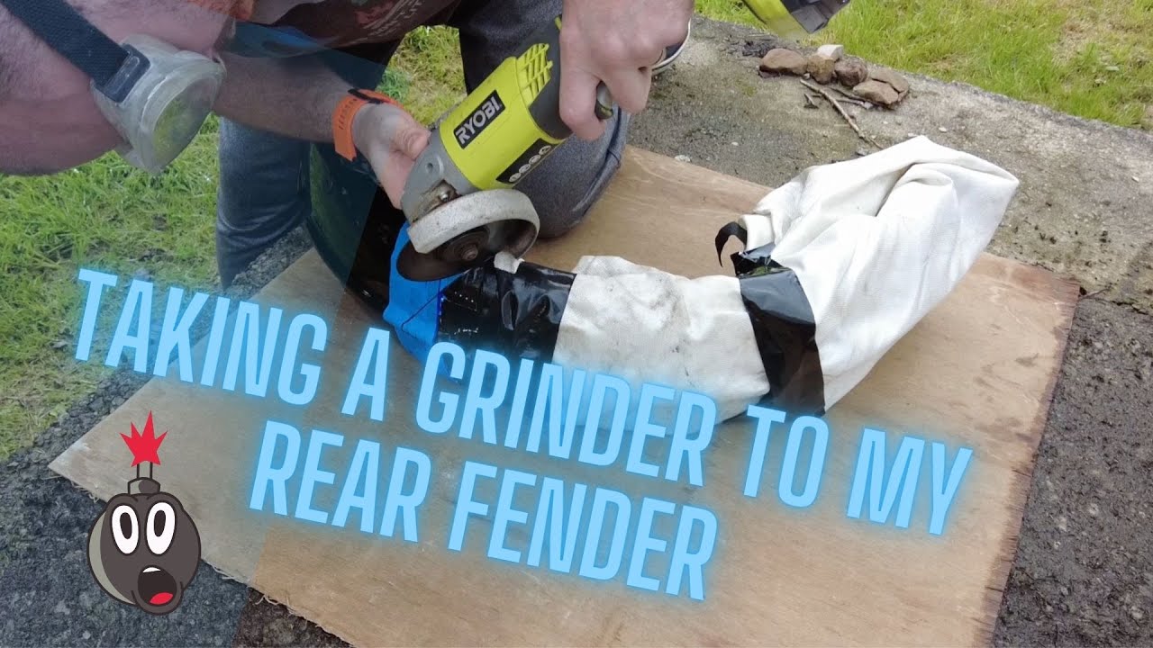 Chopping my rear fender/ mudguard
