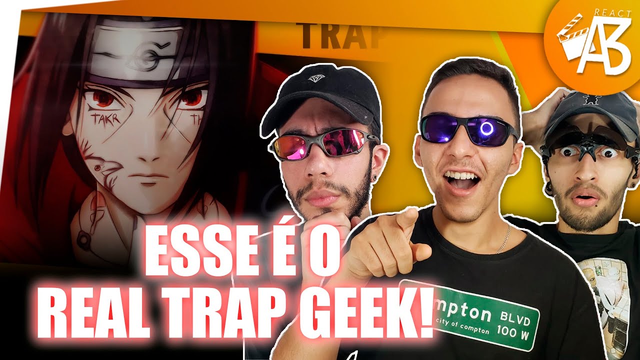 React l CRIA DA FOLHA - Uchiha Trap | Takeru Feat. MHRAP [Prod. Sidney Scaccio] l REACT A 3
