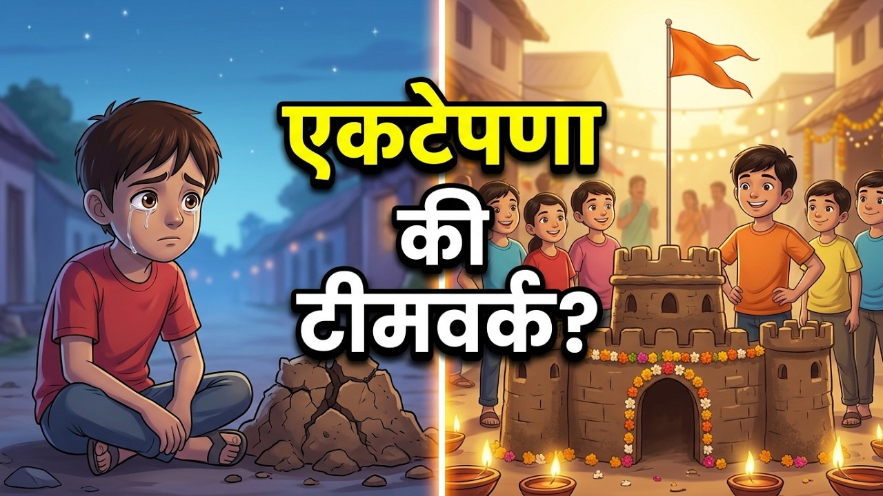 दिवाळीचा किल्ला | The Story of a Fort | Shivaji Maharaj's Lesson | True Path to Friendship & Success