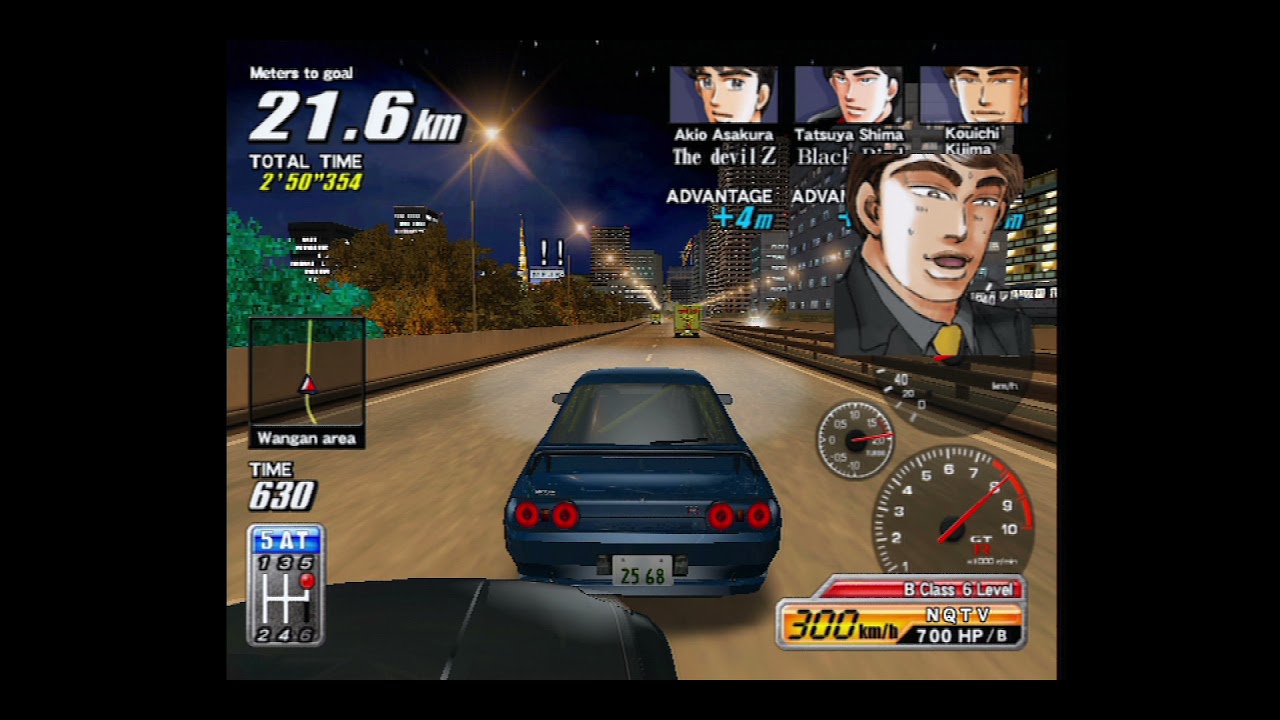 Midnight Tune 2 - Story Mode - Stage 80 - The Last Race - Kouichi vs. Tatsuya vs. Akio FINAL