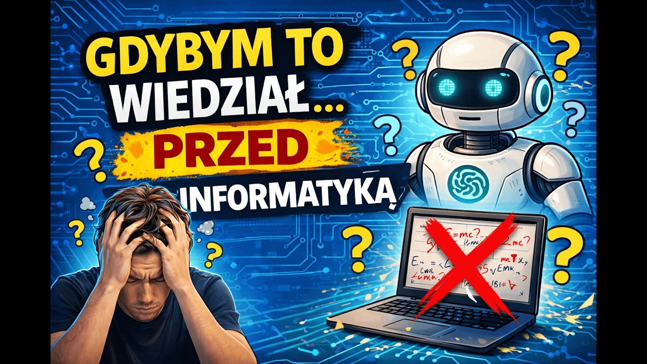 5 rzeczy, które musisz wiedzieć PRZED pójściem na INFORMATYKĘ