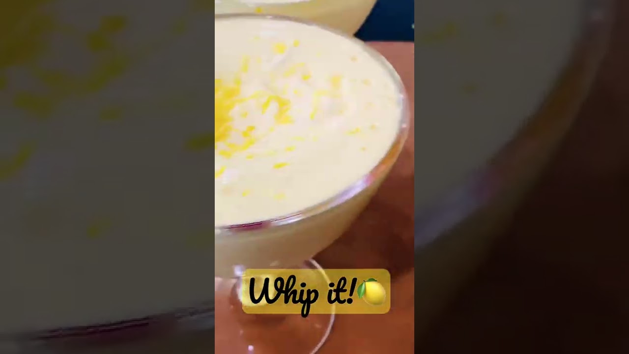 Only 4 ingredients! Lemon Whip Dessert ✨