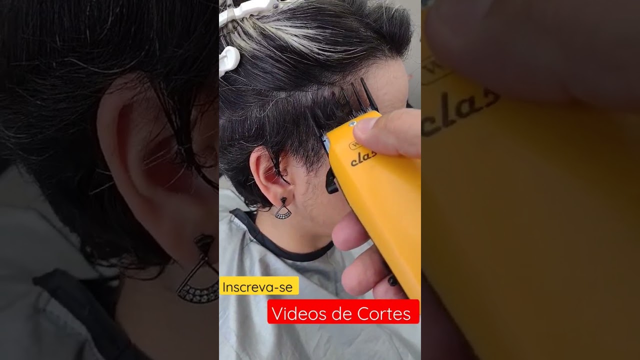 Corte Curto moderno 😱 Corte Curtinho moderno 😱 Corte de Cabelo moderno 😱 #cortecurto #cortemoderno
