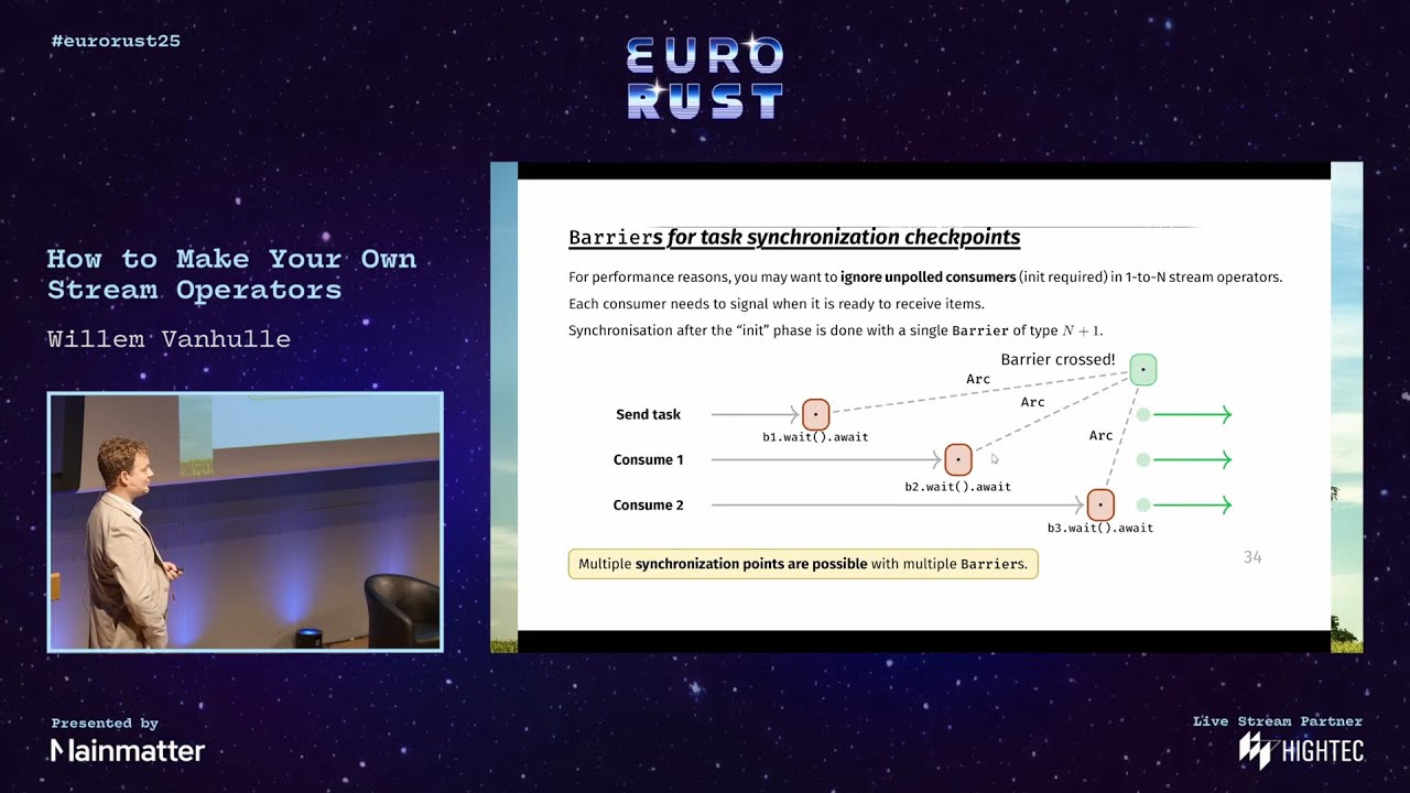 Building stream operators in Rust (EuroRust 2025, Paris)