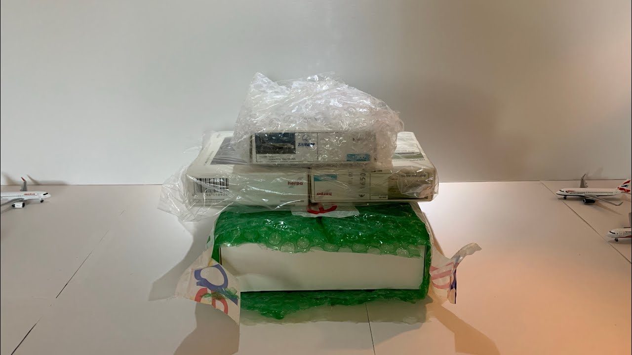 Quadruple Unboxing! Herpa Wings & Inflight500 1:500 Scale Unboxing | British Airways & Tarom