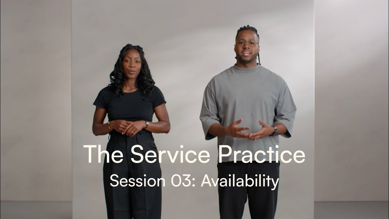 The Service Practice Session 03: Availability