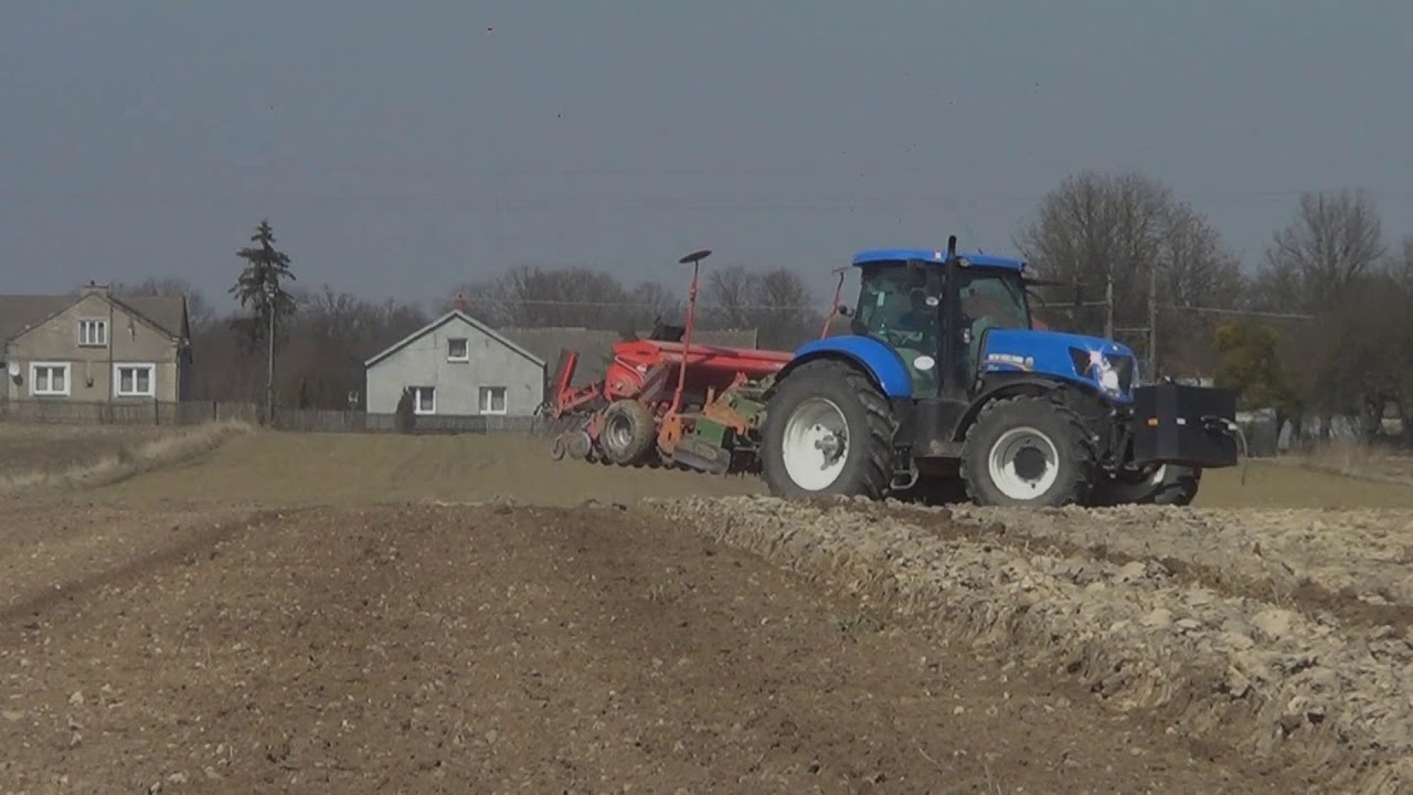 Siew zbóż jarych 2018 ☆ New Holland ☆ KUHN ㋡