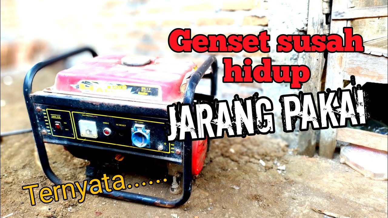 genset susah hidup gara2 jarang kepakai,ini ternyata solusinya #gensetmati#kridamotor