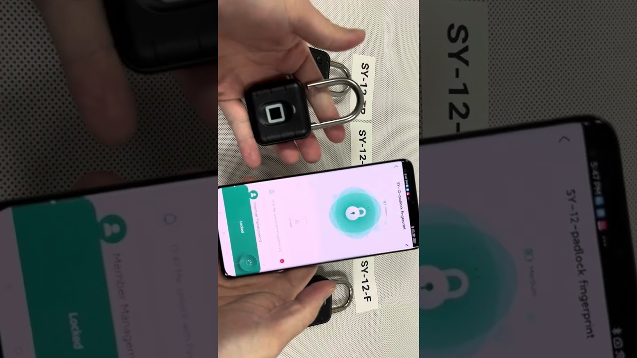 Cadeado Digital com APP TUYA