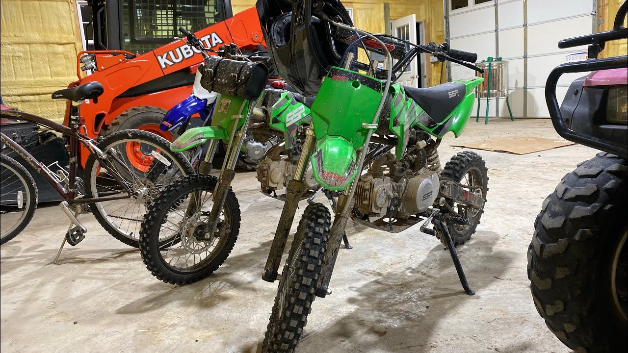 Обзор питбайка SSR 125 спустя год ПЛЮС новая игрушка!!!!