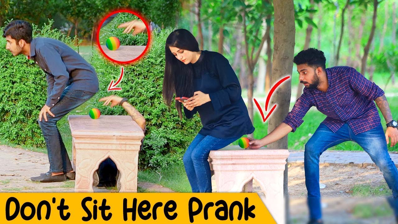 Don't Sit Here Prank - Funny Reactions @CrazyPrankTV