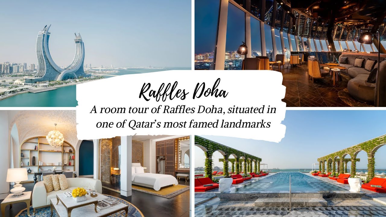 Raffles Doha: Hotel room tour