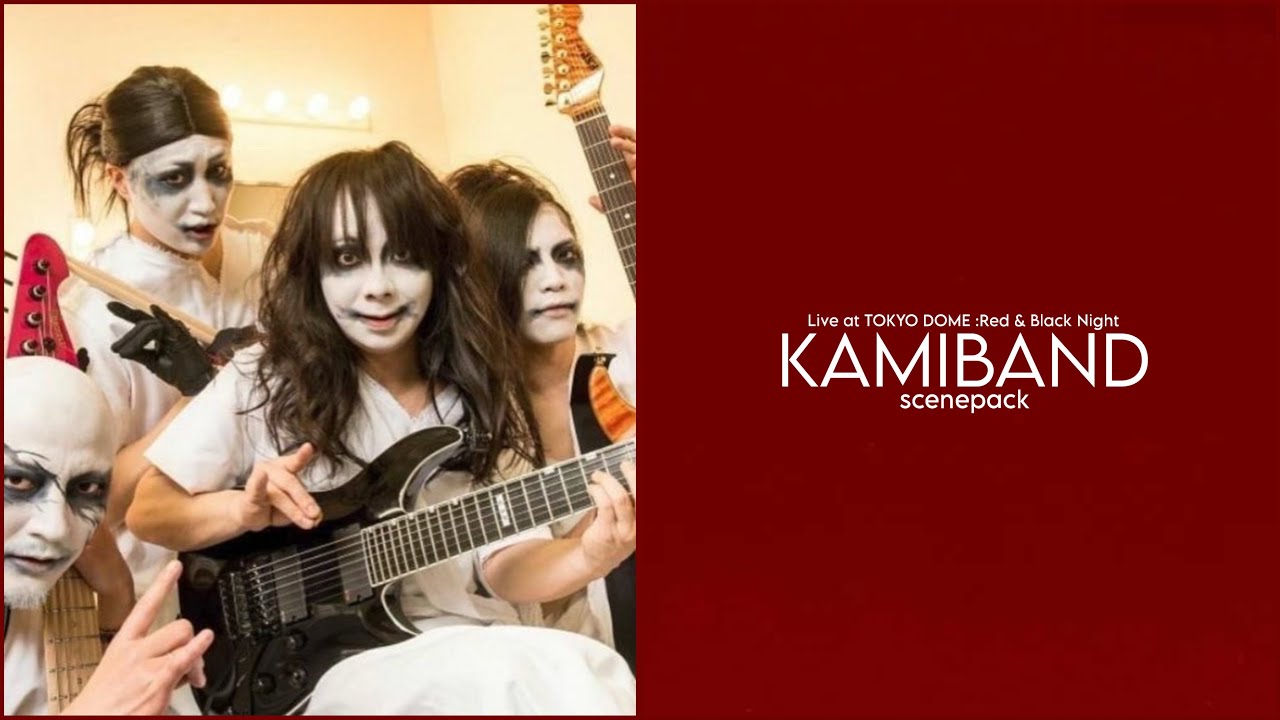 KAMI BAND :  Live at TOKYO DOME : Red & Black Night (clips for editing)