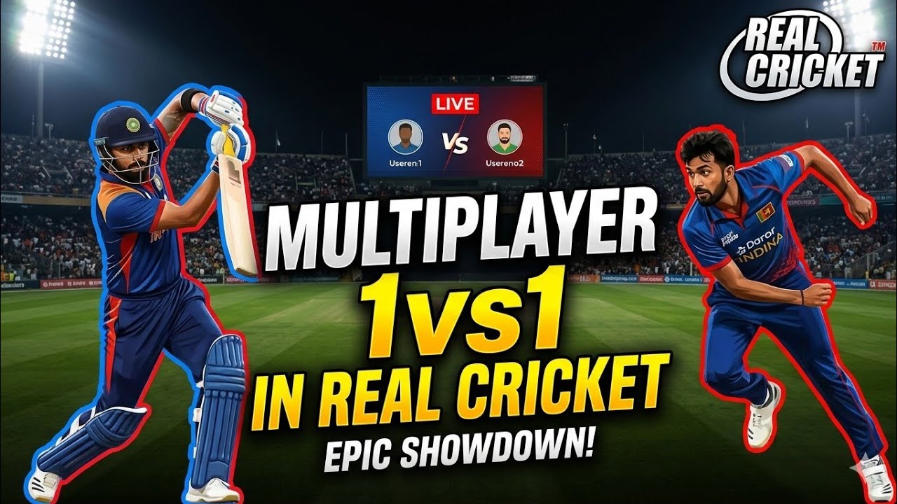 REAL CRICKET LIVE | RANKED MULTIPLAYER | NOOB GAMEPLAY