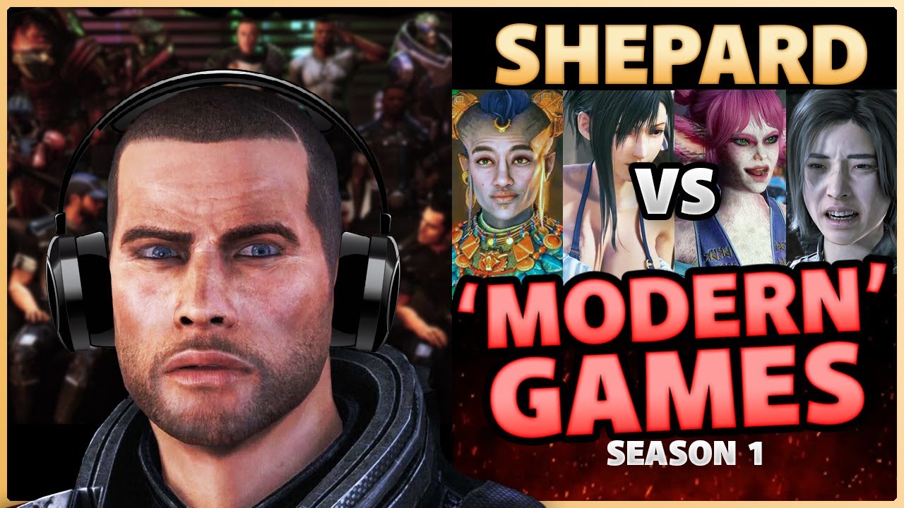 Shepard Play Modern Games with his Crew - Full Season 1
