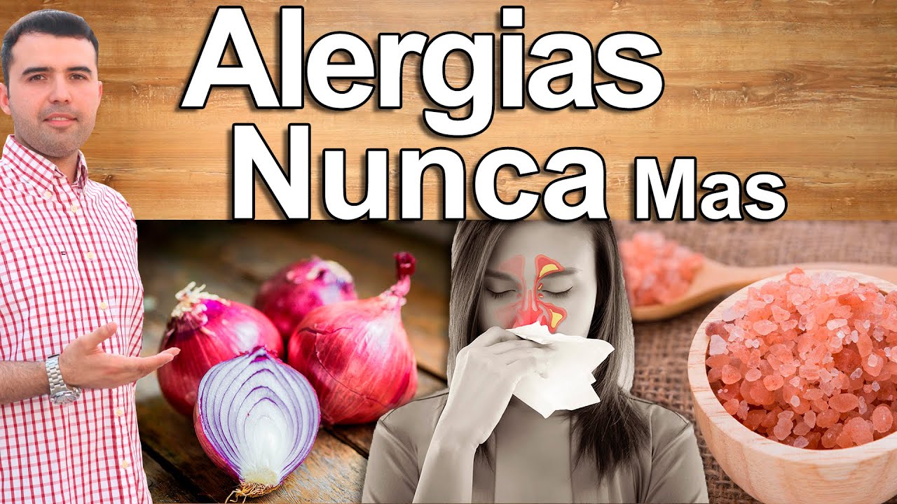 Adi&oacute;s a Las Alergias - 5 Remedios Naturales Con Cosas Que Tienes en Casa - Cebolla, Bicarbonato