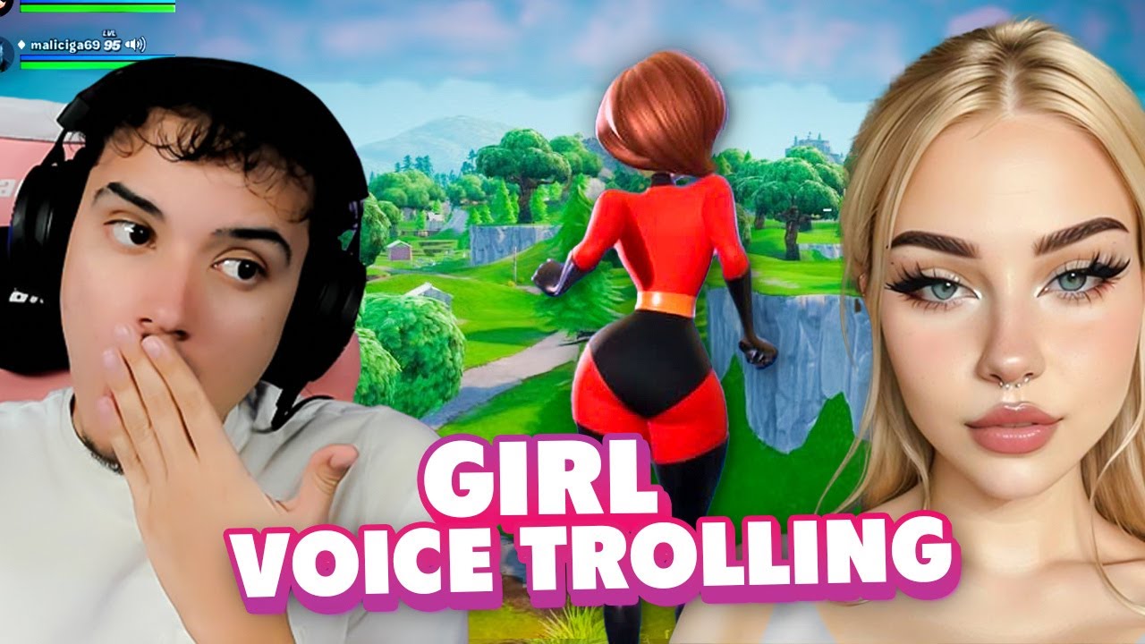 Girl Voice Trolling THIRSTY GUYS in FORTNITE