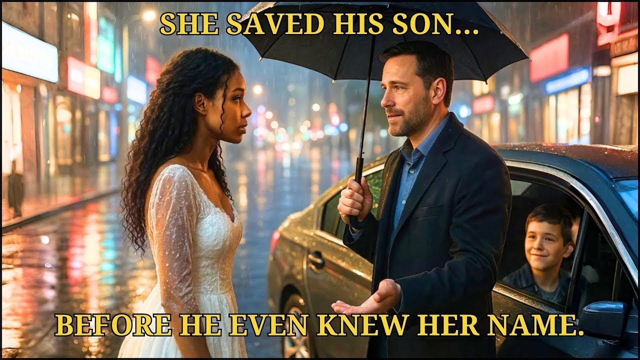 Millionaire Gave Shelter To Bride Left In Rain… Only To Realize She Was Woman Saved His Son's Li