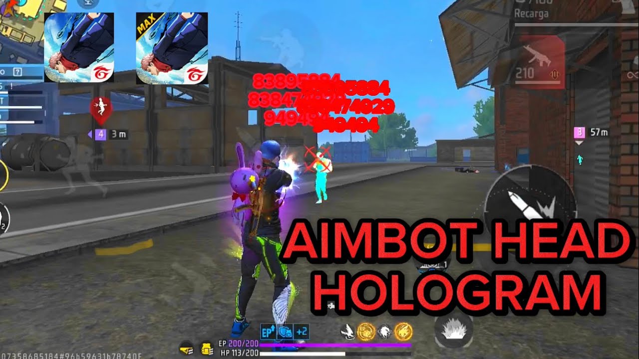 AIMBOT HEAD + HOLOGRAMA FULL iOS IPHONE FREE FIRE 🔴