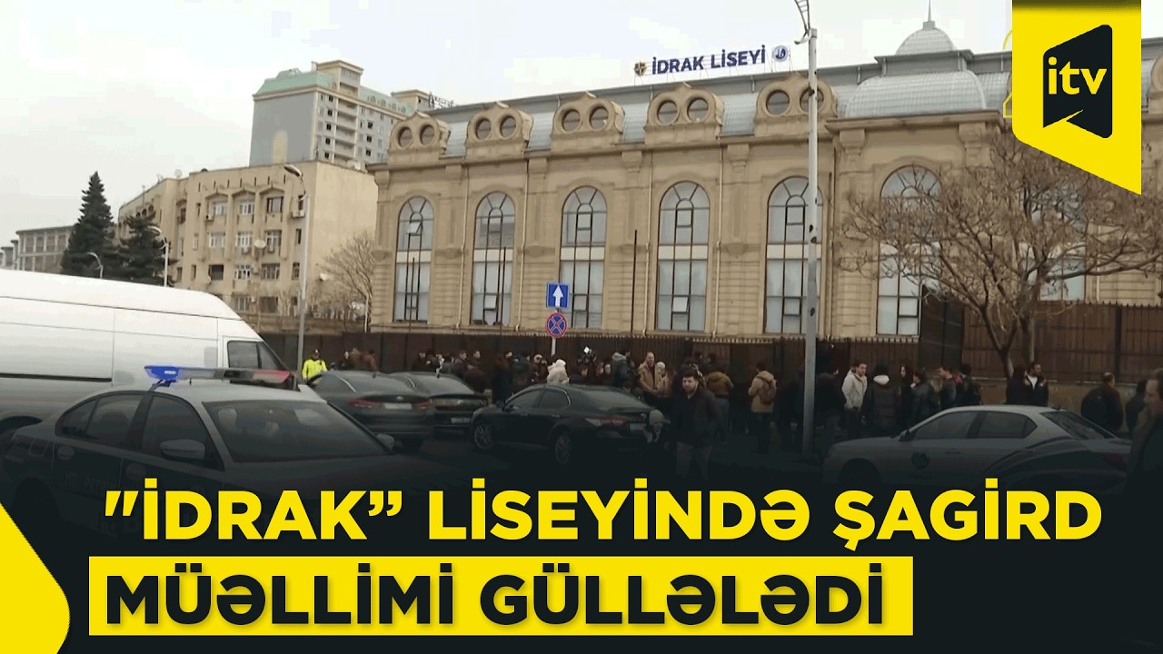 Bakıda məktəbli müəllimə atəş açıb
