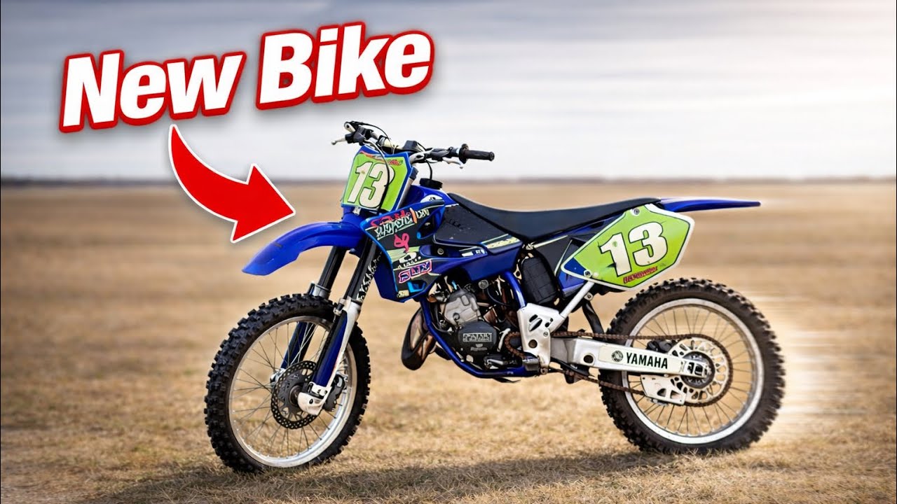 I bought a Yamaha yz125! (Broken immediately) New storage place and new riding gear