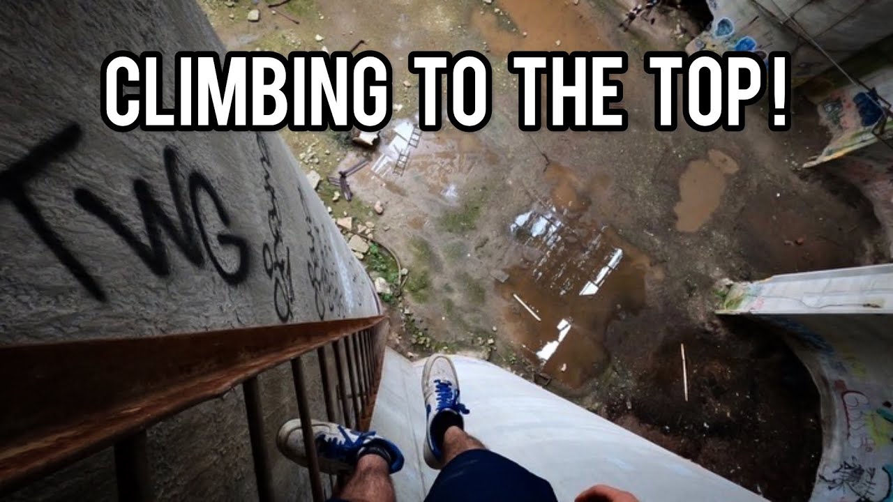 Climbing to the TOP of a MASSIVE Abandoned Silo